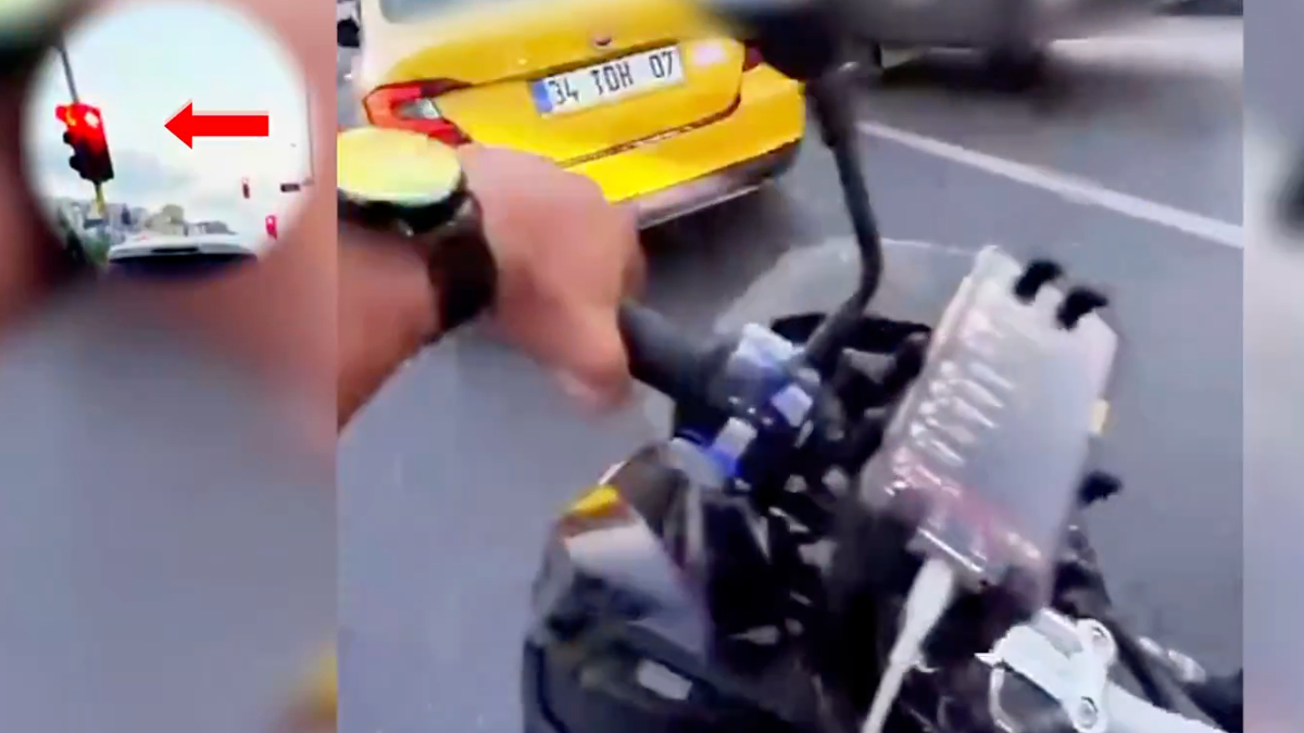 seyir halinde akrobatik hareketler yaparak tehlike sacan trafik magandasi yakalandi 831WiSqU.jpg