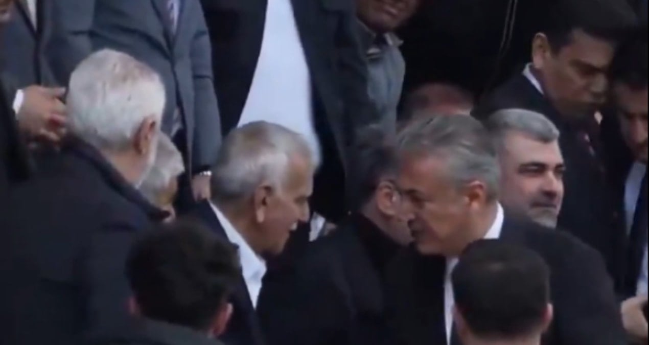 Ahmet Türk ve Kayyum Tuncay Akkoyun, Maçı Beraber İzledi